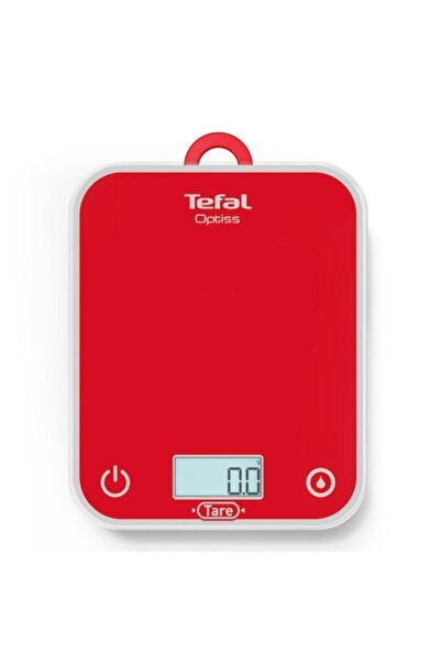 TEFAL Optiss BC50U3V0 Kitchen Scale, 5kg, Red