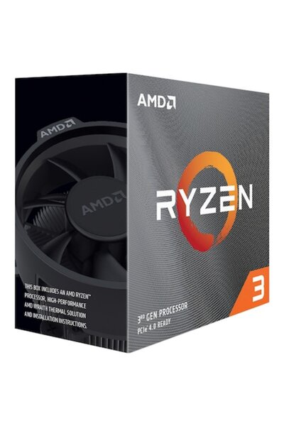 Amd Processor Ryzen™ 3 3100, 3.9 GHz, 18MB, Socket AM4, Wraith Stealth Cooler