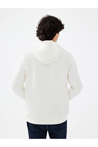Loft Regular Fit White Men's Sweatshirt Lf2041082