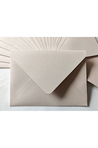 Unbraded Set 25 Plicuri C6 Handmade Bej Cald – Hârtie 120g/mp – Pentru Evenim...