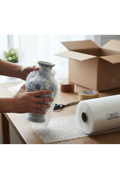 BOXMASTER-KOLİKAPINDA Balonlu Naylon (100cm x 5mt) -EŞYA -TAŞINMA-KORUMA-NAYL...