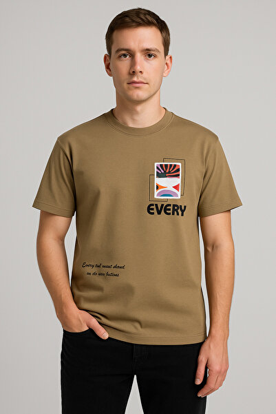 BROOKLYN STYLE Oversized cotton crew neck t-shirt