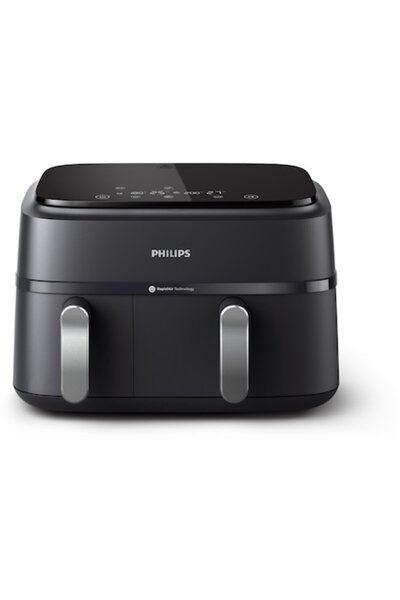 Philips Airfryer Series 3000 Dual Basket Oil-Free Fryer NA351/00