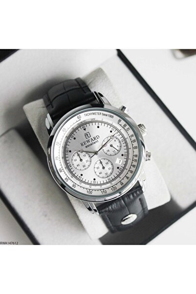 Reward Excellent Rwa147612 Men's Wristwatch with Black Leather Strap