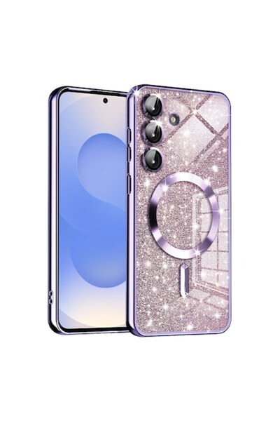 FİL Carcasă de protecție pentru Samsung Galaxy S25, A75, termoplastic, violet...
