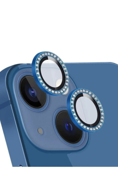 Saez iPhone 13 / 13 Mini ile Uyumlu Arka Kamera Lensi Alüminyum Alaşımlı Kame...