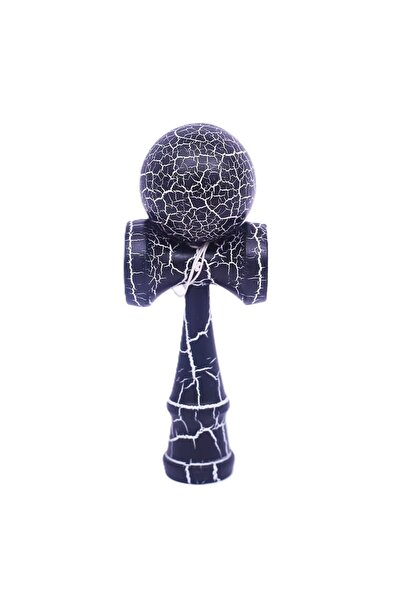 LEIBOO Kendama Crack, Flippy, Lemn, 18 cm, +14 ani, Diametru bilă 6 cm, Model...