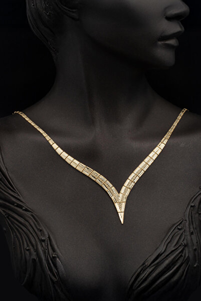 Bilezikci Taşsız Suyolu Tasarım 14 Ayar Altın Takı Seti