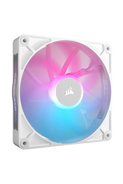 Corsair Ventilator Corsair iCUE LINK RX140 RGB, iluminare RGB, 140mm, 1700 rpm, PWM (Alb)