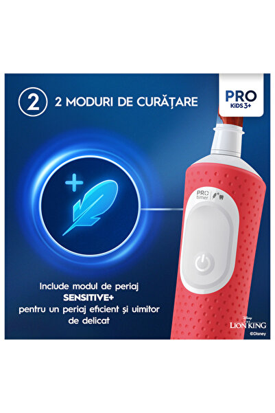 Oral-B Pro Kids Lion King Electric Toothbrush Set for Kids and Adults