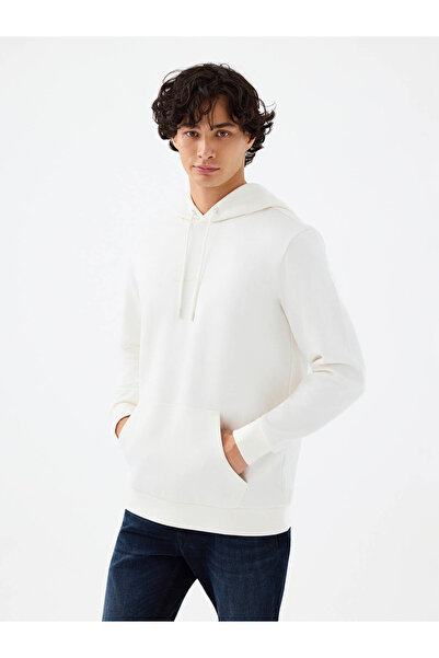 Loft Regular Fit White Men's Sweatshirt Lf2041082