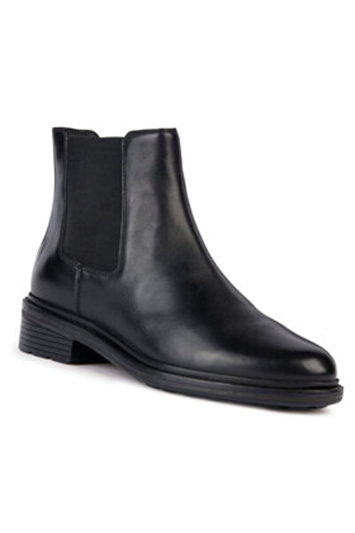 Geox Γυναικεία μποτάκια Chelsea μαύρα GEOX-D WALK PLEASURE D36TGE 00043 C9999