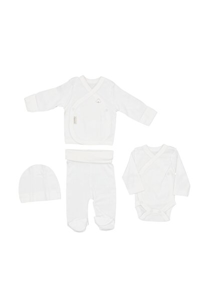 Ciccim Baby Premature 4-Piece Baby Bodysuit Set 4948