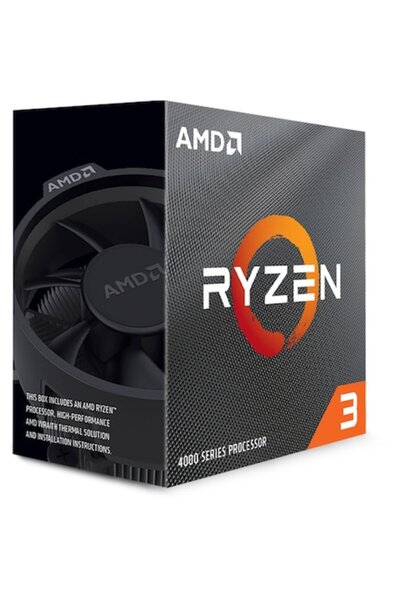 Amd Procesor Ryzen™ 3 4100, 4.0 GHz, 6 MB memorie cache, socket AM4, cutie