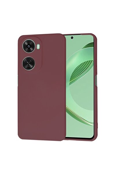 Fils Husă de protecție pentru Huawei Nova 11 SE/12 SE, SoftFlex, culoare prună elegantă Ruby