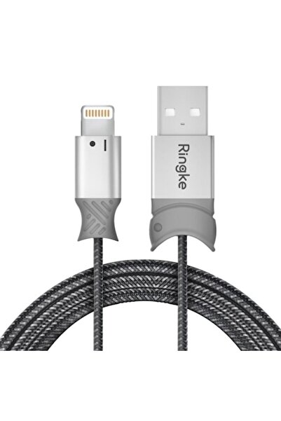 Ringke USB to Lightning Data Cable 20cm, Ringke, Gray