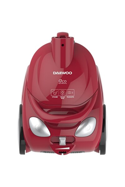 Daewoo RCC-150R-3 Bagless Vacuum Cleaner, 700W, 1.2L, Red