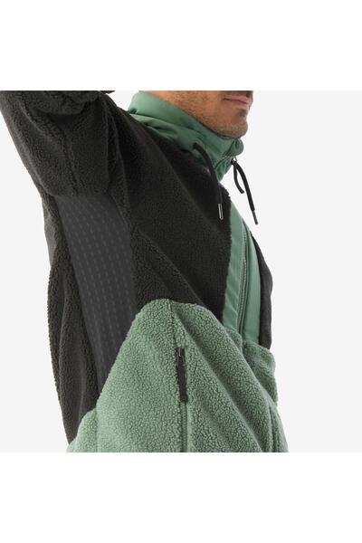 Decathlon Quechua Erkek Outdoor Polar Kışlık Mont/Kar Montu - Yeşil - SH900