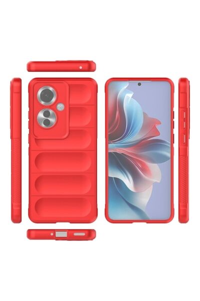 FILL High Protection Case for Oppo Reno11 F, Magic Shield, V68, Thermoresistant Plastic, Elegant Ruby