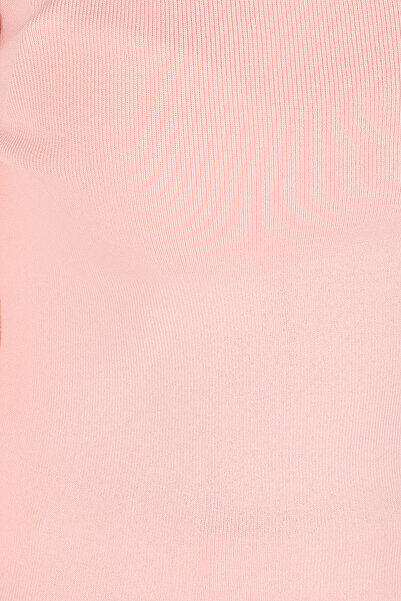 armonika Women's Powder Square Neck Lycra Knitwear Blouse Arm-26K069002