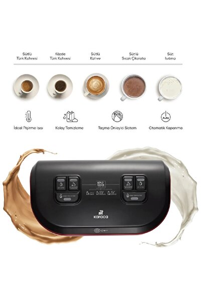 Empressco Pembe Hatır Hüps Duet Türk Kahve Makinesi, 10 Fincan, Bol Köpüklü, Şık Tasarım