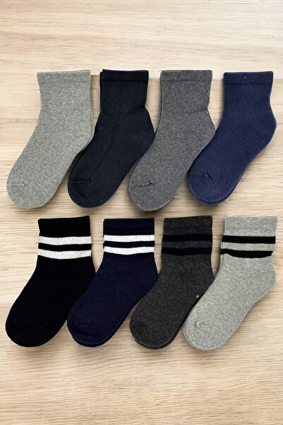 ZENGİN 8 чифта безшевни зимни дебели кърпички за момчета