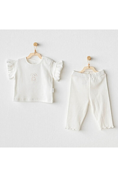 XO Kids Andywawa Ac25898 Basic 2-Piece Set Ecru