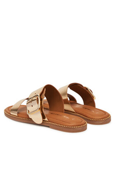 Tamaris Γυναικείες Παντόφλες χρυσές TAMARIS-1-27128-44 933 ΧΡΥΣΟ ΑΝΟΙΧΤΟ