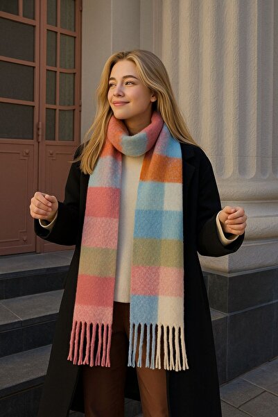 Goldmine Eșarfă Boucle moale premium unisex