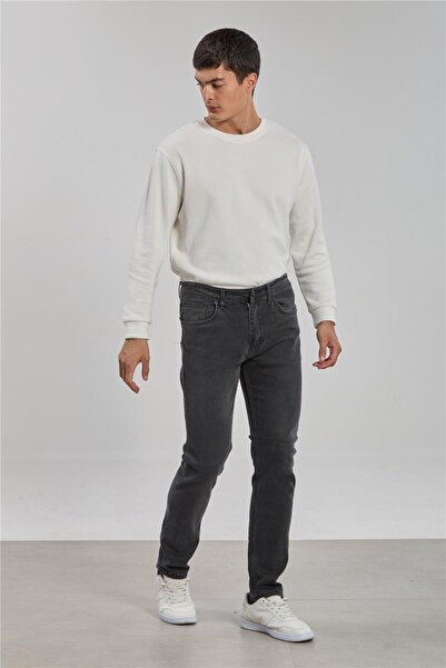 BARRELS AND OIL Men's Regular Fit Trousers - Anthracite