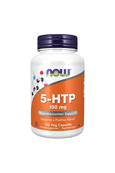 Now 5-HTP، 120 كبسولة نباتية، 100 ملغ، تحسين المزاج، نباتي/نباتي خالص