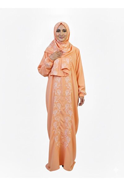 ELEGANT G Embroidered prayer shawl {zipper} luxury tie with scarf