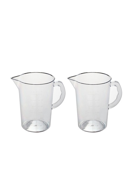 Raki Set of 2 acrylic measuring cups 1L