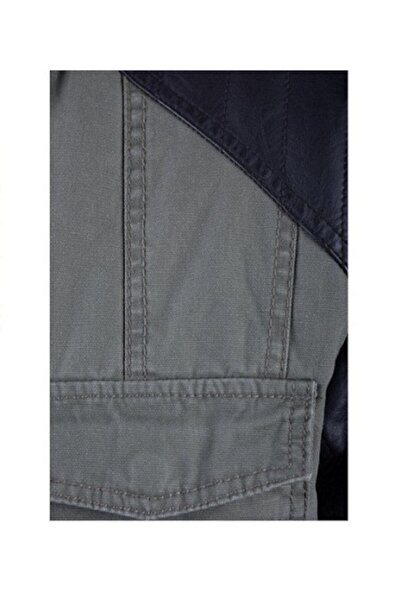 Stich & Soul Padded Jacket for Men, Textile and Synthetic Leather, Size L