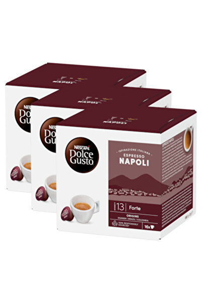 Nescafé Dolce Gusto Set 3 capsule de cafea Napoli, 48 bucăți (384 g)