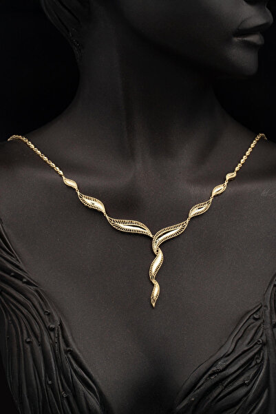 Bilezikci Nehir 14 Ayar Altın Düğün Seti