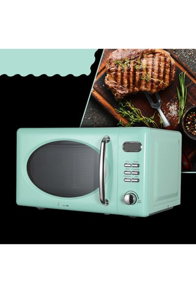 FRAM Cuptor cu microunde FMW-20DGGR, 20l, 700W, Digital, Grătar 800W, 5 niveluri de putere, Funcție de dezghețare, Gr