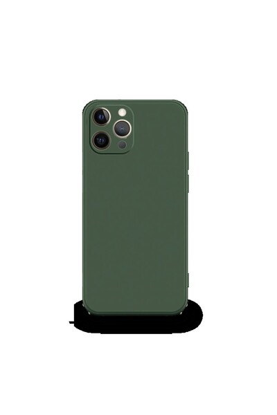 Apple iPhone 14 Pro Max Flippy Liquid Silicone Case, Microfiber Interior, Shock Protection, Dark Gre