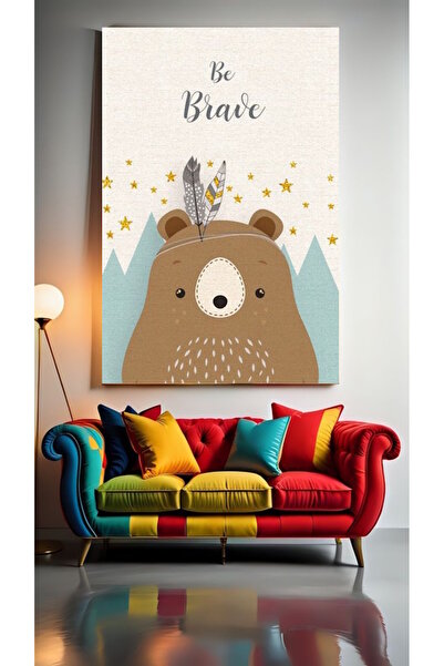 özkacar CAMERĂ PENTRU COPII CRECHÉ BE BRAVE BEAR Acasă Perete Salon Salon de ...