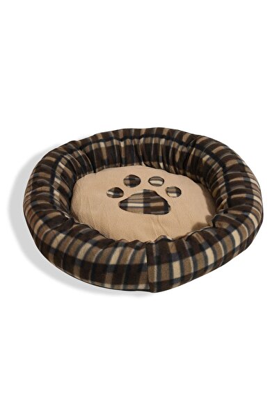 TOPI TOY Pat rotund tip perna pentru caini si pisici, labuta animal, moale, pufos