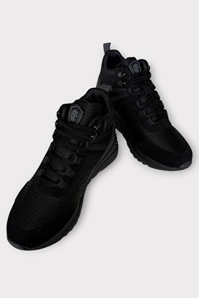 Liger Γυναικείες μπότες εξωτερικού χώρου από ύφασμα Denier με αντι-υδραυλική προστασία ΜΑΥΡΟ