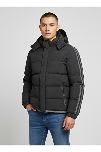 Brango Erkek Kapişonlu Spor Mont