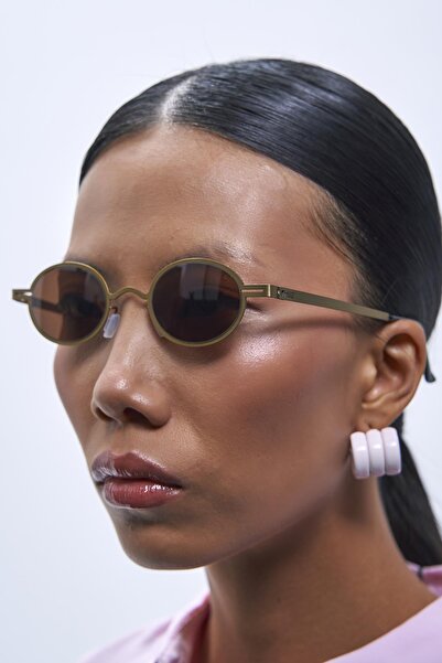 Bilge Karga Forge Antique Gold Brown Sunglasses