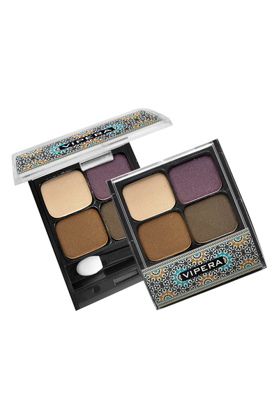 Vipera Eye shadow Quatro Vipera, 03 brown, 6.7 g
