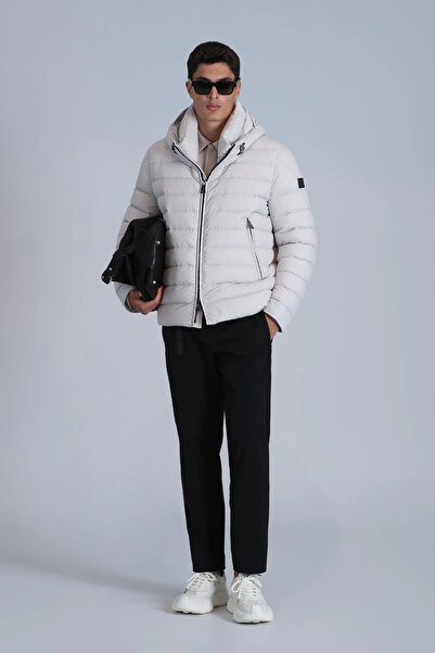 Lufian Gabrıel Kaz Tüyü Erkek Mont Taş