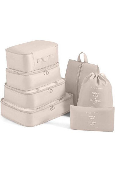 Roomlyne مجموعة من 7 حقائب سفر خفيفة الوزن من