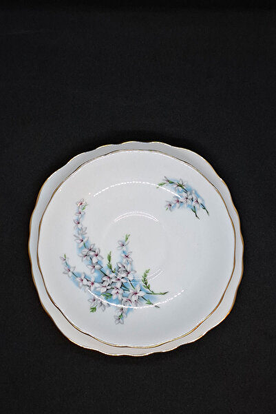 ABBETC Royal Osborne 8203 Bone China English Porcelain 3 Piece Teacup Set 160 ml