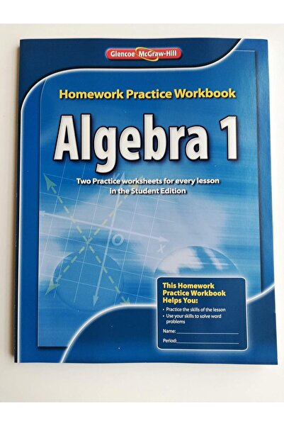 Mcgraw Hill Book Co الجبر 1، كتاب تدريبات الواجب المنزلي (MERRILL ALGEBR 1) ا...