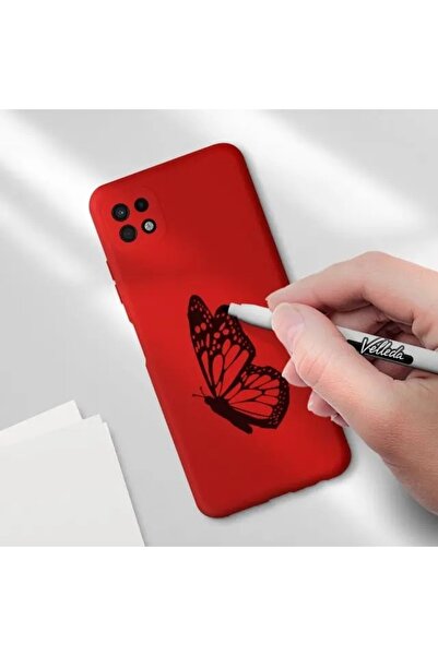 Samsung Flippy protective case for A22 5G - Red Liquid Silicone