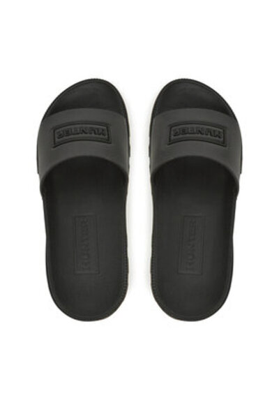 Hunter Γυναικείες σαγιονάρες μαύρες HUNTER-HFRU0005251 ΜΑΥΡΕΣ